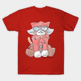 Harlock the Cat cosplay: Red Impulse T-Shirt